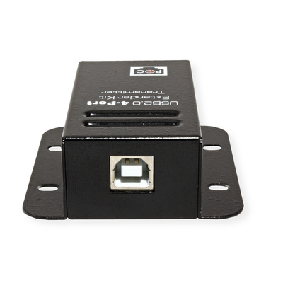 Predĺženie USB 2.0 cez TP do 50m, USB hub (4port), PoC (Power Over Cable)