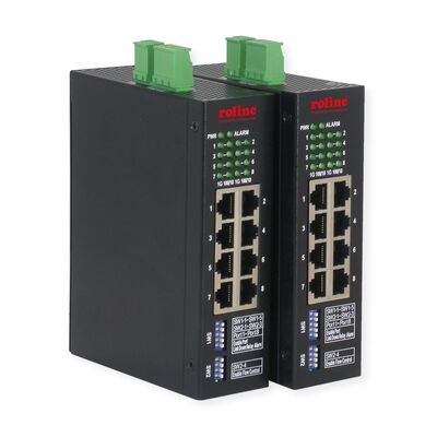 Switch Gigabit, 8port, Layer2, Smart Managed, priemyselný