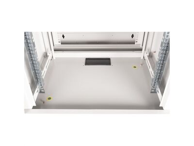 19" Rack na stenu 12U, sivý, 640x600x600mm (HxWxD), RAL7035, PRO, otočný (2-dielny)