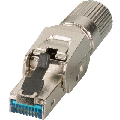 Konektor 360° 8/8 RJ45 cat.6a, 10Gbit, na drôt, montáž bez klieští AWG 22-27, 360st.otočný