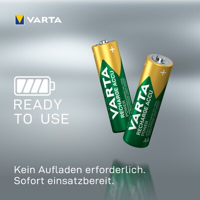 Batéria VARTA RTU nabíjacia AA (2ks) 1.2V 2600mAh NiMH (HR6 5716) 2BL