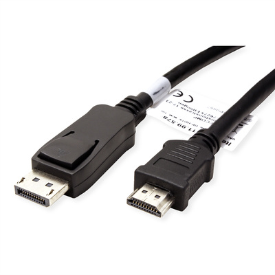 Kábel DisplayPort na HDMI M/M 3m, jednosmerný, max. 1920x1200@60Hz, čierny