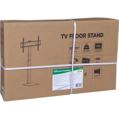 Držiak/Stojan pre TV 37-70", výška 139cm, max 40kg, VESA do 600x400, čierny