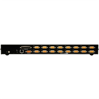 KVM switch/prepínač cez IP, 16PC, 32 remote users, 1 local, VGA, PS2+USB, HotKeys, O