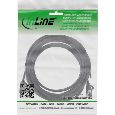 U/FTP (PiMF) Patchkábel LSOH TPE 2m cat.8.1, čierny, slim, Cu, Flex Cable, Ø4.3mm