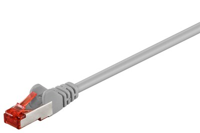 S/FTP (PiMF) Patchkábel LSOH 1m cat.6, sivý, Cu