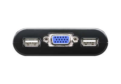 KVM switch/prepínač 2PC, VGA, USB, star