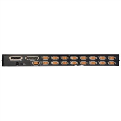 KVM switch/prepínač 16PC, VGA, PS2+USB, HotKeys, OSD