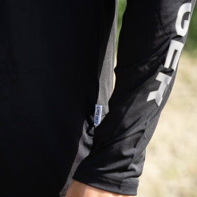 Tričko s krátkym rukávom s logom SPRENGER unisex s UV ochranou 50+, čierne, L, HS