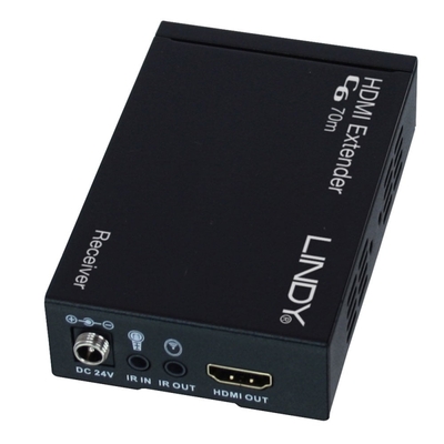 Predĺženie HDMI cez 1xTP cat.6 do 70m HDBaseT, obojsmerné IR, UHD 4K@60Hz, Power over Cable (PoC)