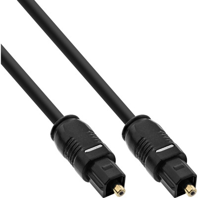 Kábel Toslink audio optický SPDIF prepojovací M/M 15m, ø4.0mm, čierny