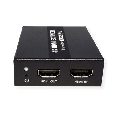 Predĺženie HDMI cez TP do 40m, IR, 4K@60Hz, Power over Cable (PoC), s lokálnym monitorom "loop out"