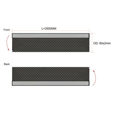 Káblový organizér Kábel Fix, suchý zips, 2.5m, ⌀ do 25mm, čierny