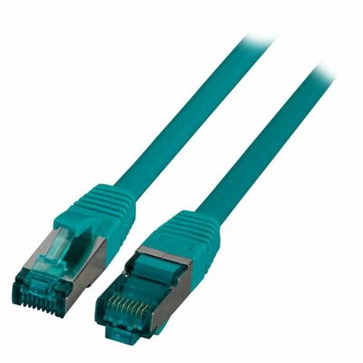 S/FTP (PiMF) Patchkábel LSOH 30m cat.6a, zelený, Cu