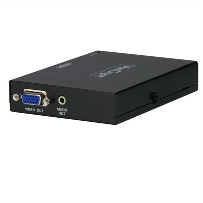 Predĺženie VGA cez TP do 300m, Audio (3.5mm jack), receiver (Rx)