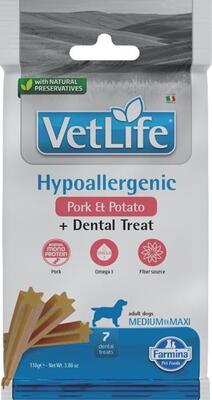 Pamlsky Farmina Vet Life Dog Hypo Pork Potato Adult medium & maxi 100g