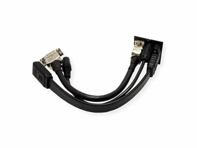 Modul pre BACHMANN, HDMI + VGA + 3,5mm stereo jack, F/F, 0.2m, čierny