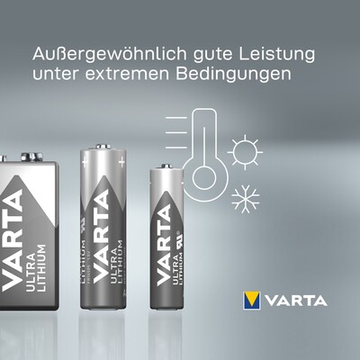 Batéria VARTA Ultra Lítiová AAA (2ks) 1.5V (FR03 6103) 2BL