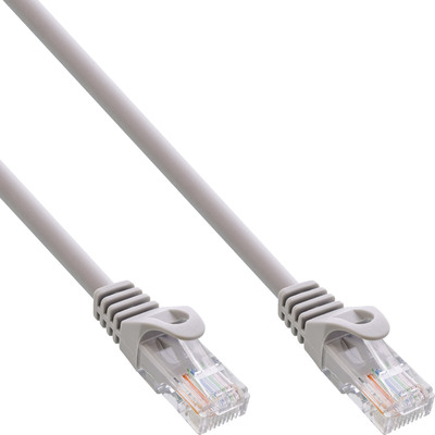 UTP Patchkábel 0.3m cat.5e, sivý, CCA