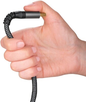 Kábel DisplayPort M/M 3m, 8K@60Hz, DP v1.4, 32.4Gbit/s, čierny/sivý, pozl.konektor