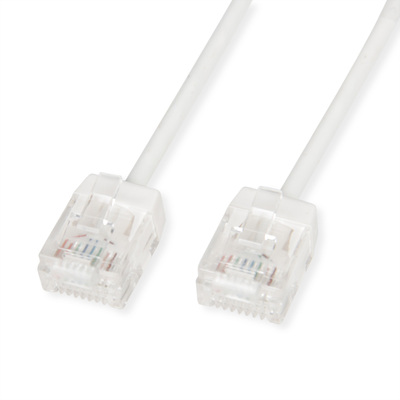 UTP Patchkábel LSOH 1m cat.6a, biely, slim, Cu, extra krátky konektor, Ø3.4mm