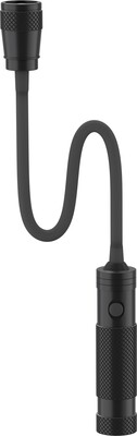 Batéria ručná LED Zoom 230, pracovné svetlo, ohybný krk, magnetická, čierna