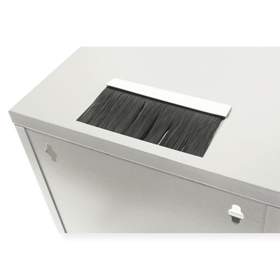 10" Rack na stenu 9U, sivý, 464x312x300 mm (HxWxD), RAL7035