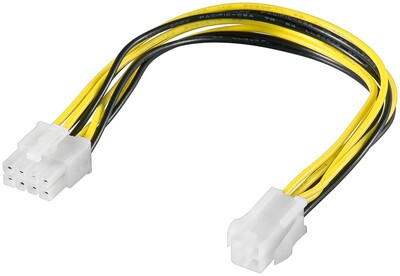 Kábel napájací interný P4 4pin na 8pin F/M 20cm