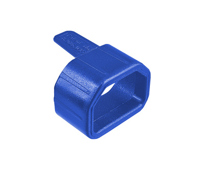 Bezpečnostná západka pre konektory C14, SecureSleeve, modrá