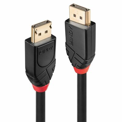 Kábel DisplayPort M/M 15m, 4K@60Hz, DP v1.2, 21.6Gbit/s, čierny, pozl. konekt., jednosmerný, aktívny