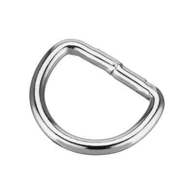 D-krúžok liaty 2.4mm/14mm, poniklovaná oceľ, HS