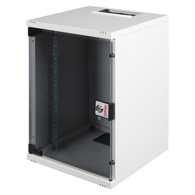 10" Rack na stenu 9U, sivý, 464x312x300 mm (HxWxD), RAL7035