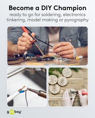 Elektrická spájkovačka 70 W, profi digitálna s LCD displejom, 160–480°C, čierna