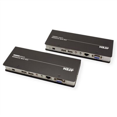 Predĺženie KVM cez TP do 200m, VGA, USB, RS-232, Dual Remote (lokálne ovládanie/monitor)