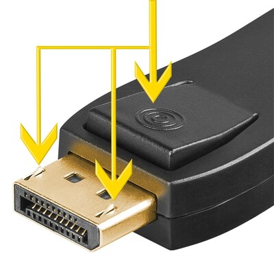 Adaptér DisplayPort/HDMI M/F, 1080p@30Hz (DP 1.2, HDMI 1.4), priamy, čierny