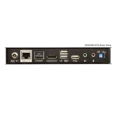 Predĺženie KVM cez TP do 100m, DisplayPort v1.2, USB, RS232, LAN, Audio (3.5mm jack), 4K@60Hz