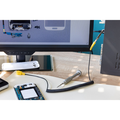 Antistatická poldožka 50x60cm, sivá