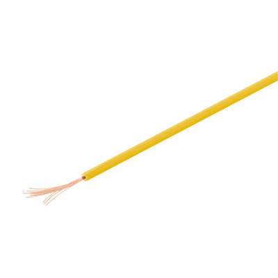 Kábel medený izolovaný 10m, 1x0.14mm, žltý