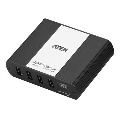 Predĺženie USB 2.0 cez LAN do 200m, USB hub (4port), s ext. adaptérom