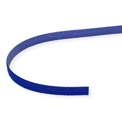 Káblový organizér suchý zips 25m návin, modrá farba, šírka 10mm