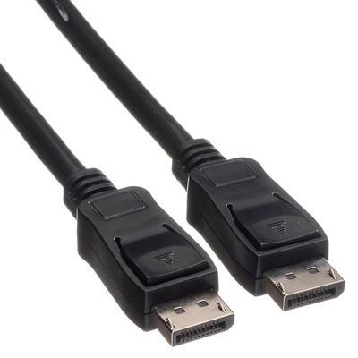 Kábel DisplayPort M/M 2m, 4K@60Hz, DP v1.2, 21.6Gbit/s, čierny
