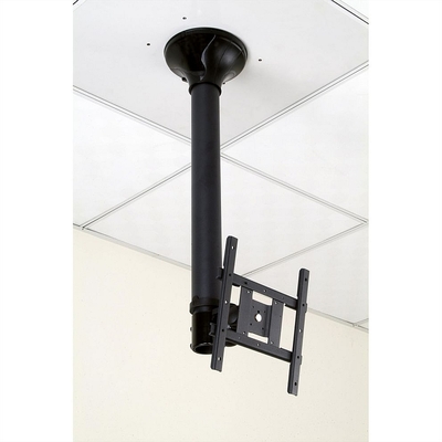 Držiak pre monitor / TV, stropný, max 20kg, rameno 65-105cm, VESA75/100/200, čierny
