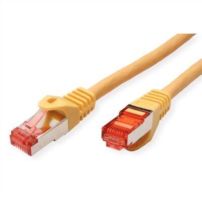 S/FTP (PiMF) Patchkábel LSOH 1m cat.6, žltý, Cu, Component Level
