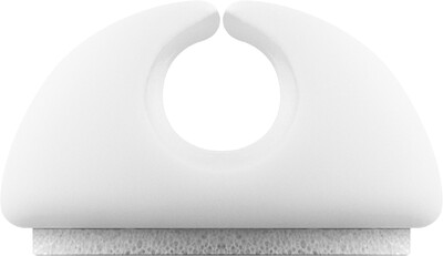 Káblový organizér, samolepiacia príchytka, ⌀7.8mm, 5ks/bal, biely