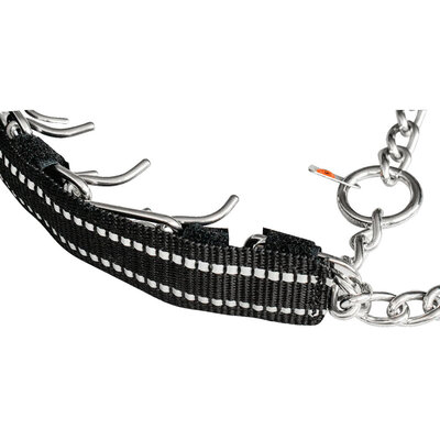 Kryt na ostnatý obojok ULTRA-PLUS, 2.5cm/29.5cm, čierna reflexná, HS