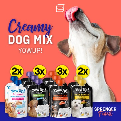 YowUp! Jogurt pre psov 115g, mix príchutí, balenie 10ks