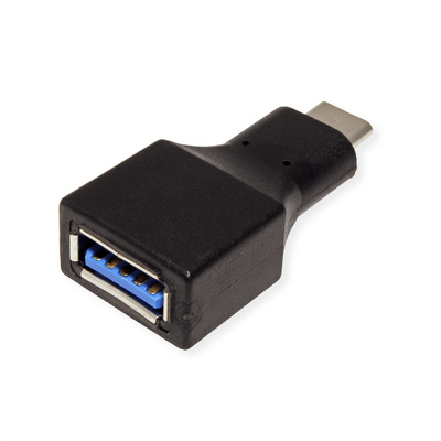 Adaptér USB 3.1 Typ C, CM/AF, 5GBit/s, Dongle, OTG, čierny