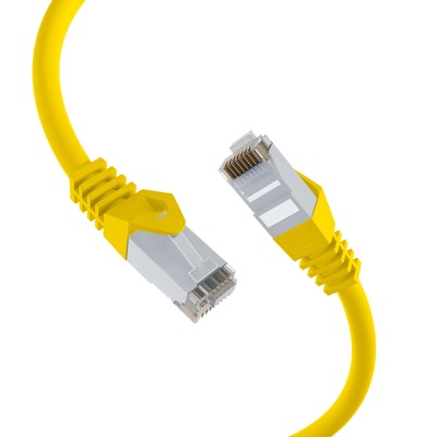 UTP Patchkábel LSOH 0.25m cat.6, žltý, CCA