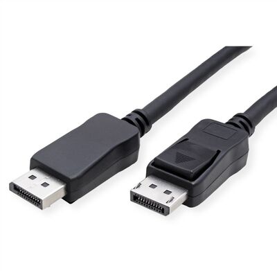 Kábel DisplayPort M/M 1.5m, 4K@60Hz, DP v1.2, 21.6Gbit/s, čierny