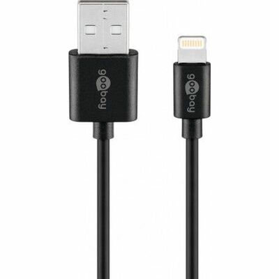 Kábel USB "Lightning" pre Apple, 0.5m, High Speed, čierny